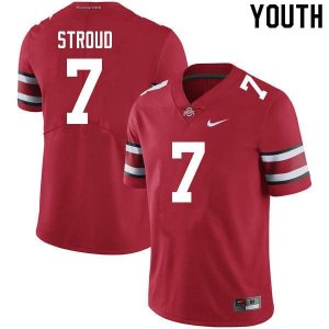 Youth Ohio State Buckeyes #7 C.J. Stroud Scarlet Nike NCAA College Football Jersey Classic CQC2344JW